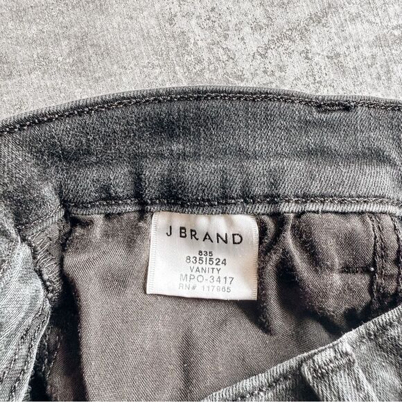 J Brand Skinny Mid Rise Jean Black Size 27 - Picture 7 of 9